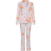 s.Oliver Pyjama bleu clair / orange / rose / blanc