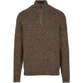 FYNCH-HATTON Pull-over 'Donegal' marron chiné