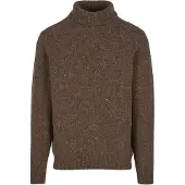 FYNCH-HATTON Pull-over 'Donegal' brun foncé