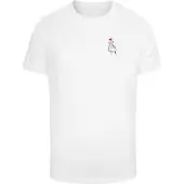 Mister tee T-Shirt 'Love Sign 2.0' rouge / noir / blanc