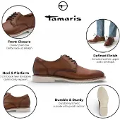 Tamaris Chaussure à lacets marron