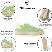 Tamaris Sneakers Laag Sneakers Laag - Groen - Maat 37