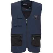 INDICODE JEANS Gilet 'Piet' bleu marine / noir