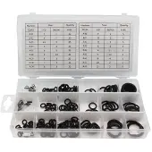 Toolland ASSORTIMENT DE JOINTS TORIQUES EN CAOUTCHOUC NITRILE, MÉTRIQUES - 225