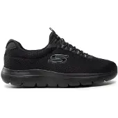 SKECHERS Baskets basses 'Summits' gris / noir