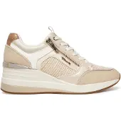 Tamaris Baskets basses beige / crème / or
