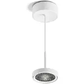 Sigor Suspension , Nivo, dimmable, Blanc, Salon / séjour, Aluminium, Moderne