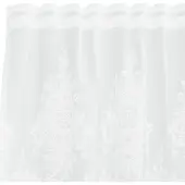 vidaXL Rideau en Dentelle Floral Blanc 280 x 900 cm Polyester