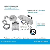 Quicksilver Alpha 97-888756Q03 Anode pour bateau Alpha