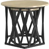 vidaXL Table d'appoint, lot de 2, chêne Sonoma, bois et acier
