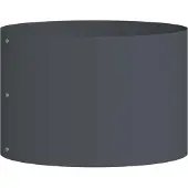 vidaXL Anneau pour plantes anthracite 30 x 30 x 20 cm Acier laminé à froid