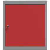 vidaXL Cabinet à Outils avec étagère Rouge et gris 50 x 20 x 55 cm