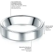 Männerglanz Bague argent