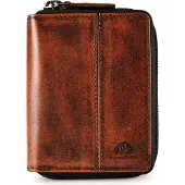 Greenburry Porte-monnaies 'Destressed' marron