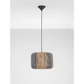 Lyora Suspension Abby Ø 33cm marron avec bleu