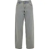 Urban Classics Dámské džíny Ladies Mid Waist 90's Jeans new light blue dirty washed - 32