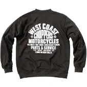 West Coast Choppers Parts Sweatshirt Noir 2XL Homme