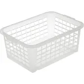 Keeeper Panier Plastique Transparent - - easystorage - 25 x 17 cm - Plastique - Résine