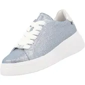 Rieker Damen Plateau Sneaker Blau
