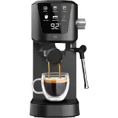 Cecotec Machine à expresso et cappuccino Cafelizzia 20 Touch. 1 350 W, 20 bars, écran tactile, vaporisateur, réservoir d'eau 1
