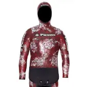 Picasso Thermal Skin Spearfishing Jacket 5 Mm Rouge 2XL Homme