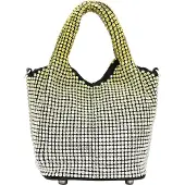 Mymo Sacs à main jaune citron / noir / argent