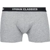 Urban Classics Boxers gris clair / vert foncé / noir / blanc