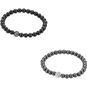 Smart Jewel Bracelet anthracite / noir / transparent
