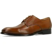 Manfield Chaussure à lacets 'Derby' cognac