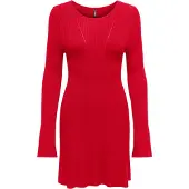 ONLY Robe 'ONLMILA' rouge sang