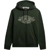 Superdry pour homme. M2014299A Outdoor Co Sweat-shirt vert décontracté (XL), Casuel, Coton, Manche longue