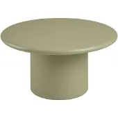 Ebuy24 Henny table basse Ø80cm vert.