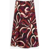 Bonprix Jupe midi en satin fluide
