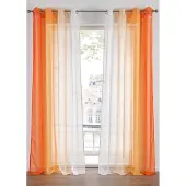 Bonprix Lot de 2 voilages en tissu léger, aussi en XXL