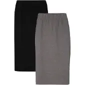 Bonprix Lot de 2 jupes extensibles en jersey