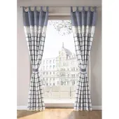 Bonprix Rideau en coton avec embrasse (1 pce)