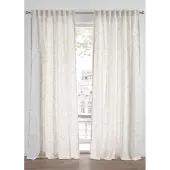 Bonprix Lot de 2 voilages semi-transparents, aussi en XXL