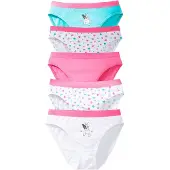 Bonprix Lot de 5 slips coton