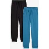 Bonprix Lot de 2 pantalons de jogging en matière douce