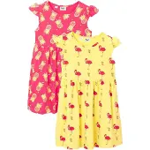 Bonprix Lot de 2 robes en jersey 100% coton