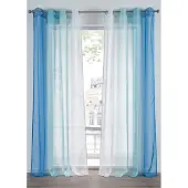 Bonprix Lot de 2 voilages en tissu léger, aussi en XXL