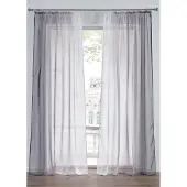 Bonprix Lot de 2 voilages en tissu léger, aussi en XXL