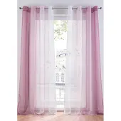 Bonprix Lot de 2 voilages en tissu léger, aussi en XXL