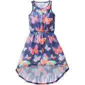 Bonprix Robe en jersey, plus longue derrière