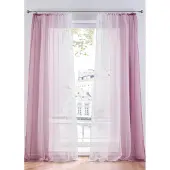Bonprix Lot de 2 voilages en tissu léger, aussi en XXL