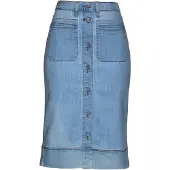 Bonprix Jupe en jean à boutons