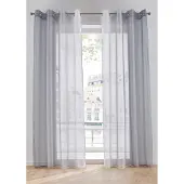 Bonprix Lot de 2 voilages en tissu léger, aussi en XXL