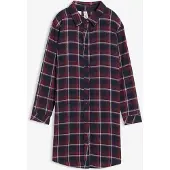 Bonprix Chemise de nuit boutonnée en flanelle douce