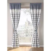 Bonprix Rideau en coton avec embrasse (1 pce)