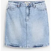 Bonprix Jupe en jean, taille mi-haute, peu extensible